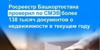 Росреестр Башкортостана проверил по СМЭВ более 138 тысяч документов о недвижимости в текущем году - Город Межгорье