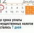 Срок уплаты имущественных налогов и НДФЛ, не удержанного налоговым агентом, за 2024 год истекает 1 декабря 2025 - Город Межгорье